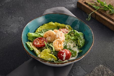 Салат с креветками