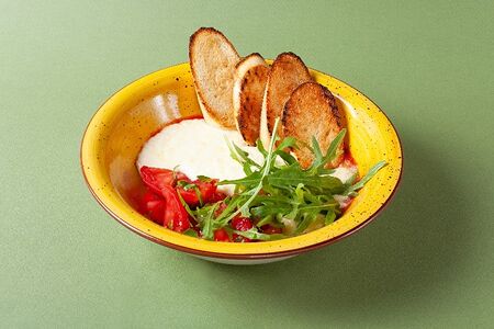 Сливочный Сулугуни с томатами