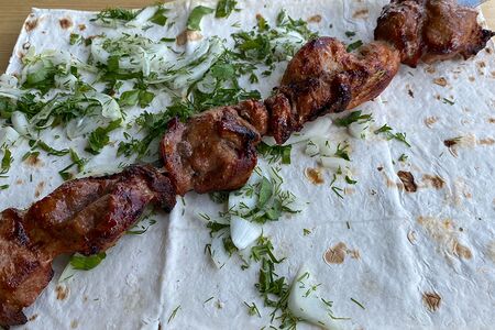 Шашлык из cвинoй шеи