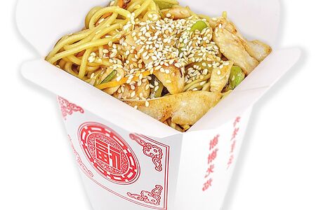 Вок с курицей