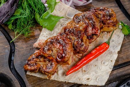 Шашлык из бараньих почек