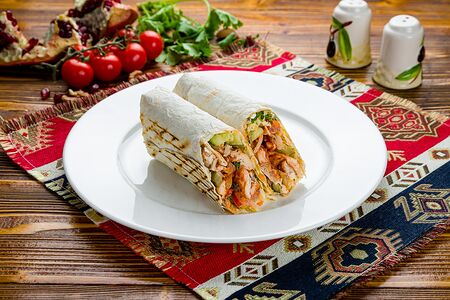 Шаурма из курицы на мангале