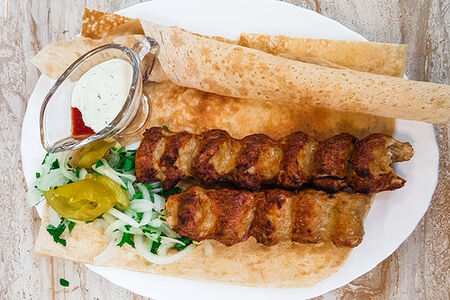 Люля-кебаб грибной