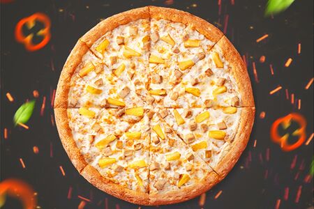 Пицца мини Курица и ананас