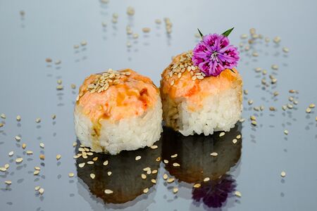 Запечённый с лососем