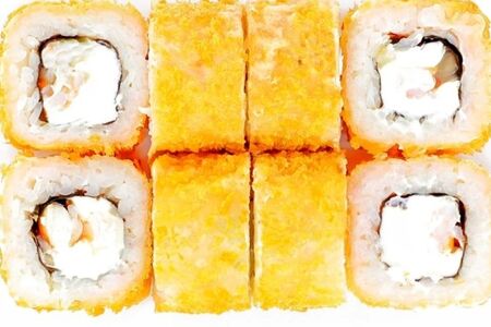 Темпурный ролл с креветкой