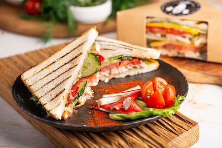 Сэндвич с семгой