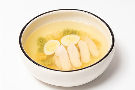 Суп куриный с макарошками