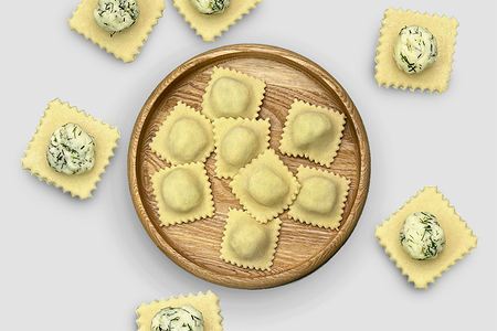 Равиоли с сыром