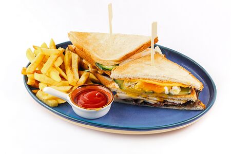 Клаб-сэндвич с курицей