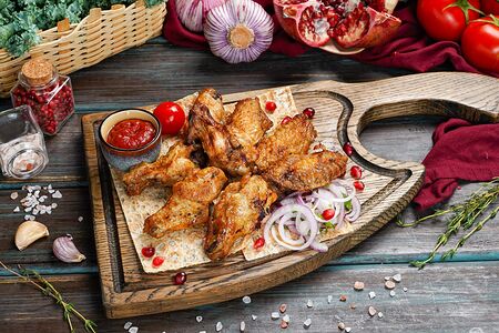 Шашлык из куриных крыльев