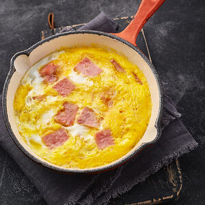 Ձվածեղ խոզապուխտով