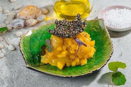 Тартар из гребешка