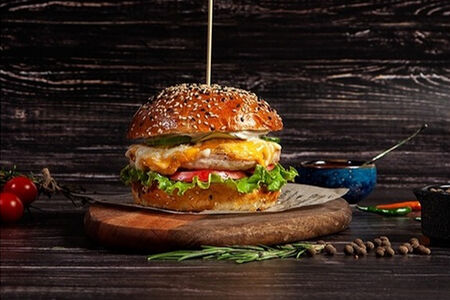 Бургер Индейка Четыре сыра