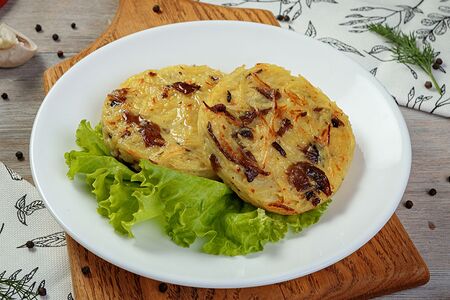 Драники с грибами