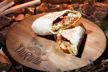 Durum с курицей терияки