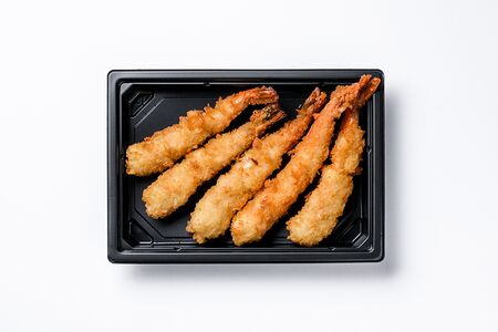 Креветки в кляре