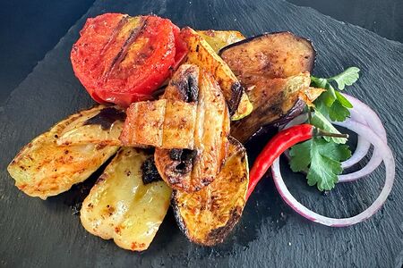 Овощи на мангале