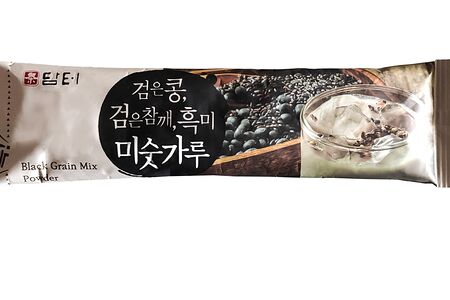 Чай из чёрных зёрен и чёрных бобов в гранулах