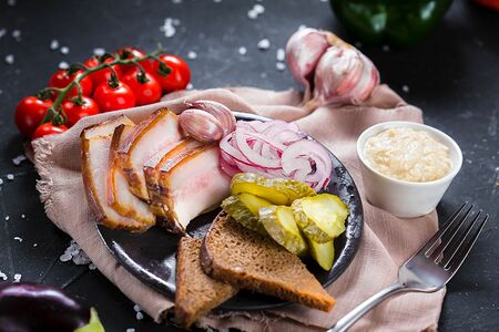 Сало Копчёное Деревенское