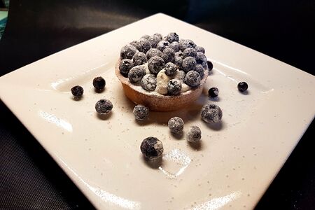 Тарталетка с голубикой