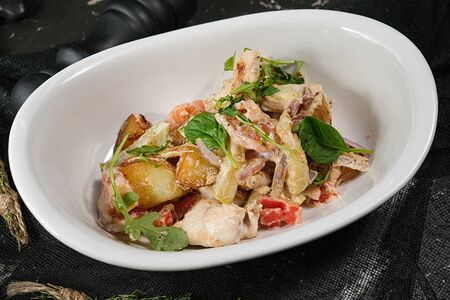 Арросто с курицей и овощами