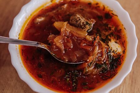 Борщ с мясом