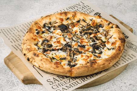 С грибами и копченым скаморца