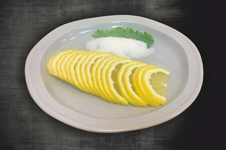 Лимон с сахаром