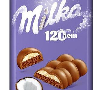 Шоколад молочный с кокосом Milka Bubbles 92г