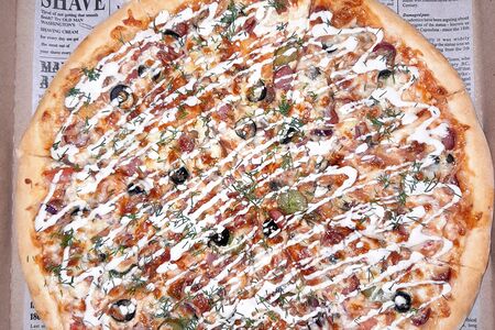 Баварская на тонком тесте