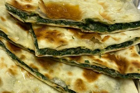 Тонкое чуду с зеленью