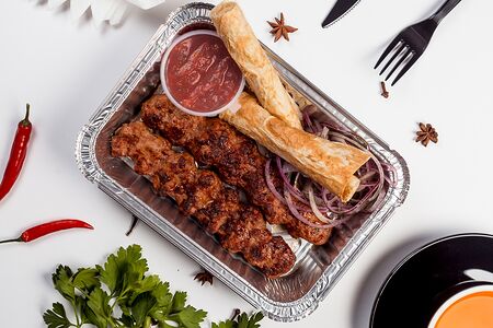 Люля-кебаб из домашней птицы