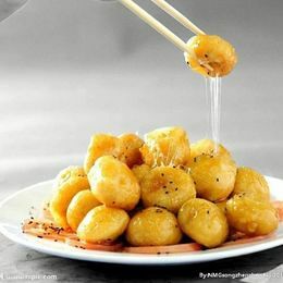 Банан в карамели