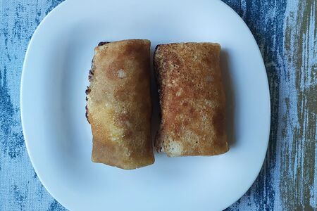 Блины с творогом