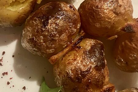 Молодой картофель с курдюком