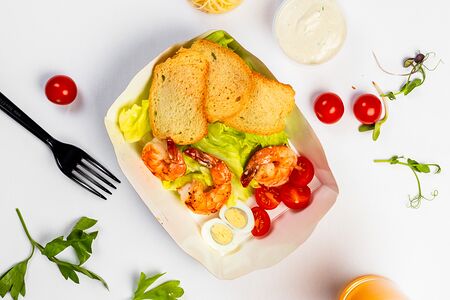 Цезарь с креветками