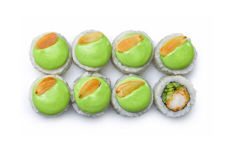 Ролл Ваби саби с тигровой креветкой