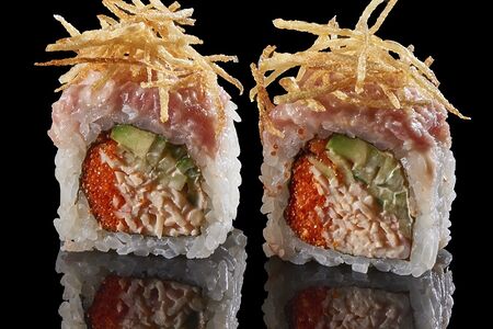 С тунцом и трюфельным майонезом