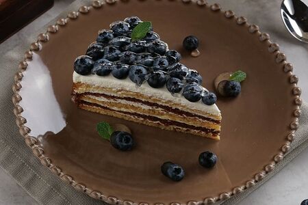 Сметаник с голубикой