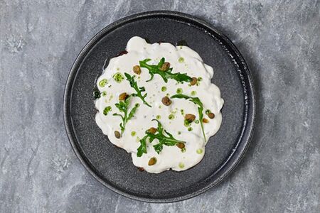 Говядина под сливочным соусом