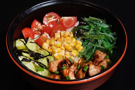 Поке с курицей