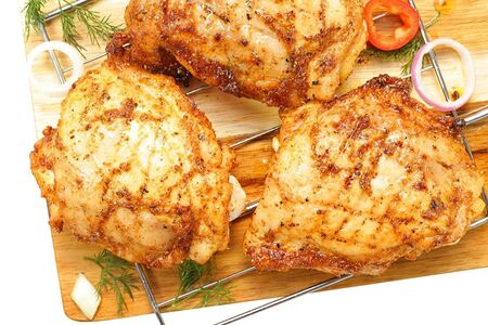 Шашлык из филе куриного бедра
