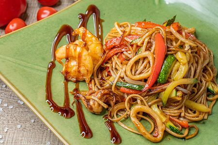 Лапша-рамен с морепродуктами