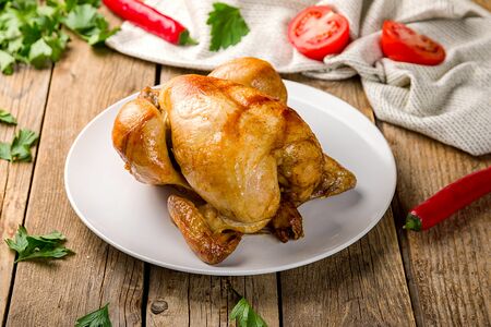 Курица гриль с лавашом