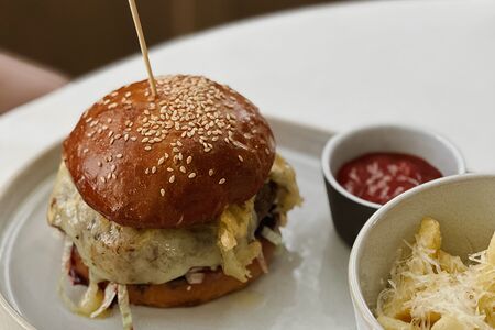 С куриной котлетой