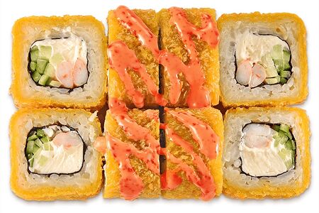 Жареный с креветкой