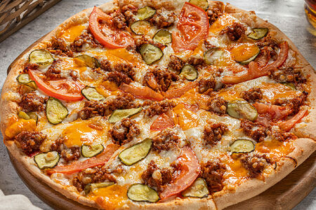 Чизбургер 31 см традиционное тесто