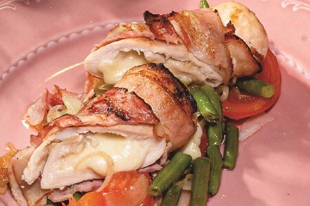 Цицила с овощами и беконом