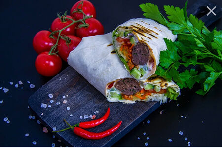 Хот-дог в лаваше